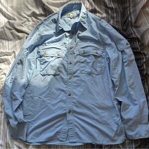 Men's Light Blue Button Down Shirt